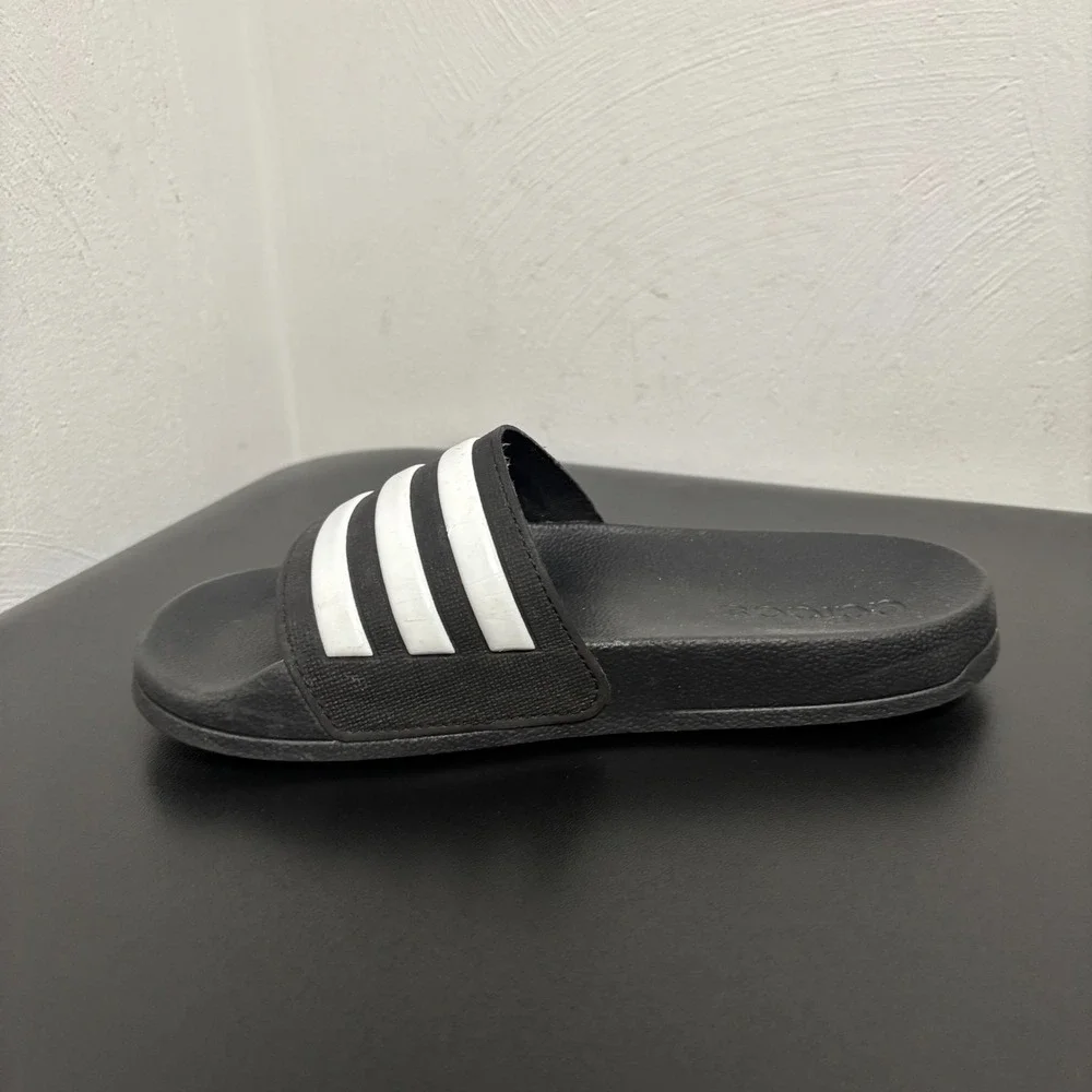 ADIDAS ADILETTE SHOWER K SLIDE SANDAL G27625 BLACK/WHITE UNISEX KID'S Size 2‎